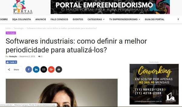 Recorte matéria Portal Empreendedorismo